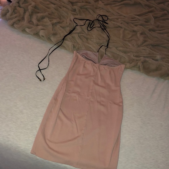 Mauve fitted dress - Picture 3 of 3